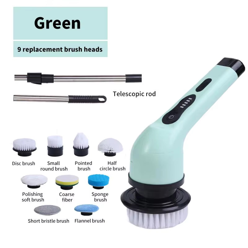 Electric Cleaning Brush - Effortless Home Care!