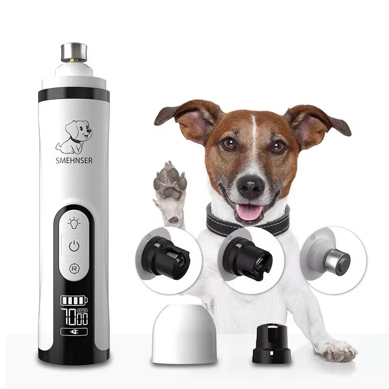 Electric Pet Nail Grinder - Safe & Easy Grooming!