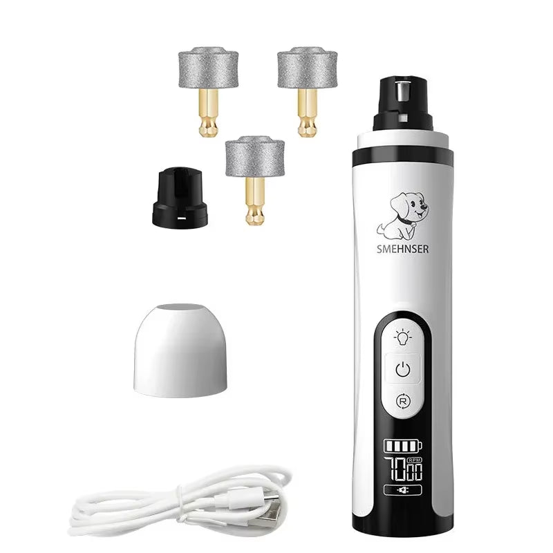 Electric Pet Nail Grinder - Safe & Easy Grooming!