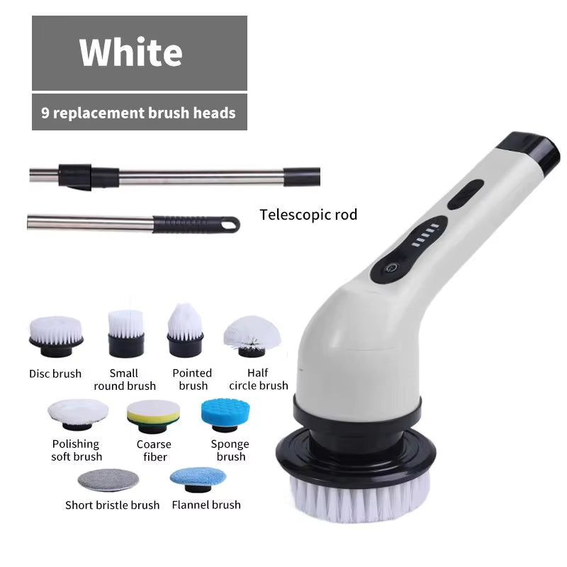 Electric Cleaning Brush - Effortless Home Care!