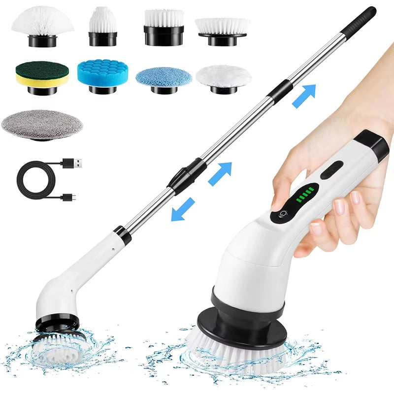 Electric Cleaning Brush - Effortless Home Care!