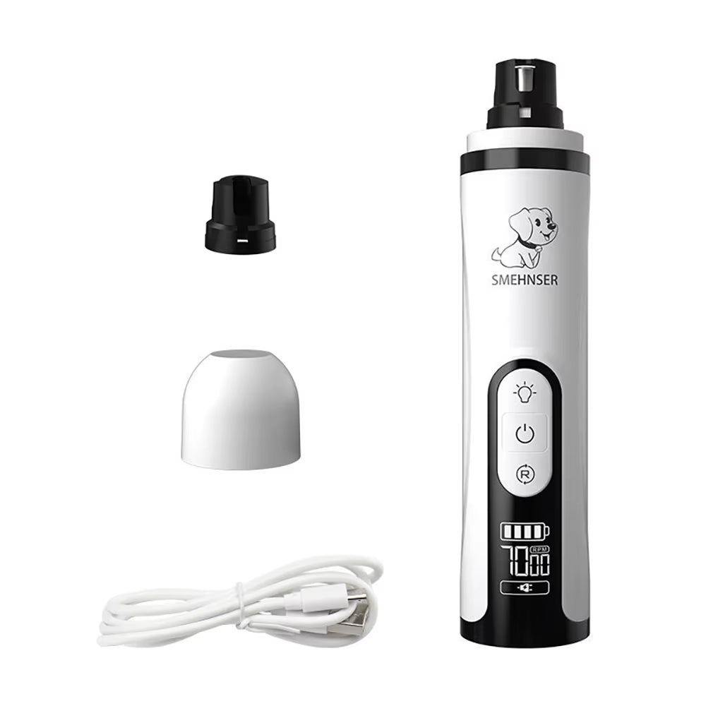 Electric Pet Nail Grinder - Safe & Easy Grooming!