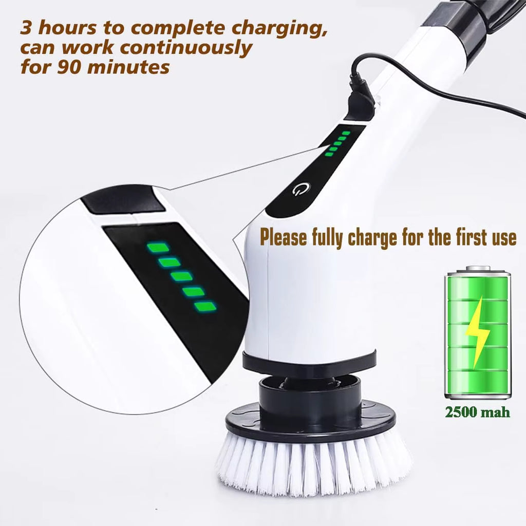 Electric Cleaning Brush - Effortless Home Care!