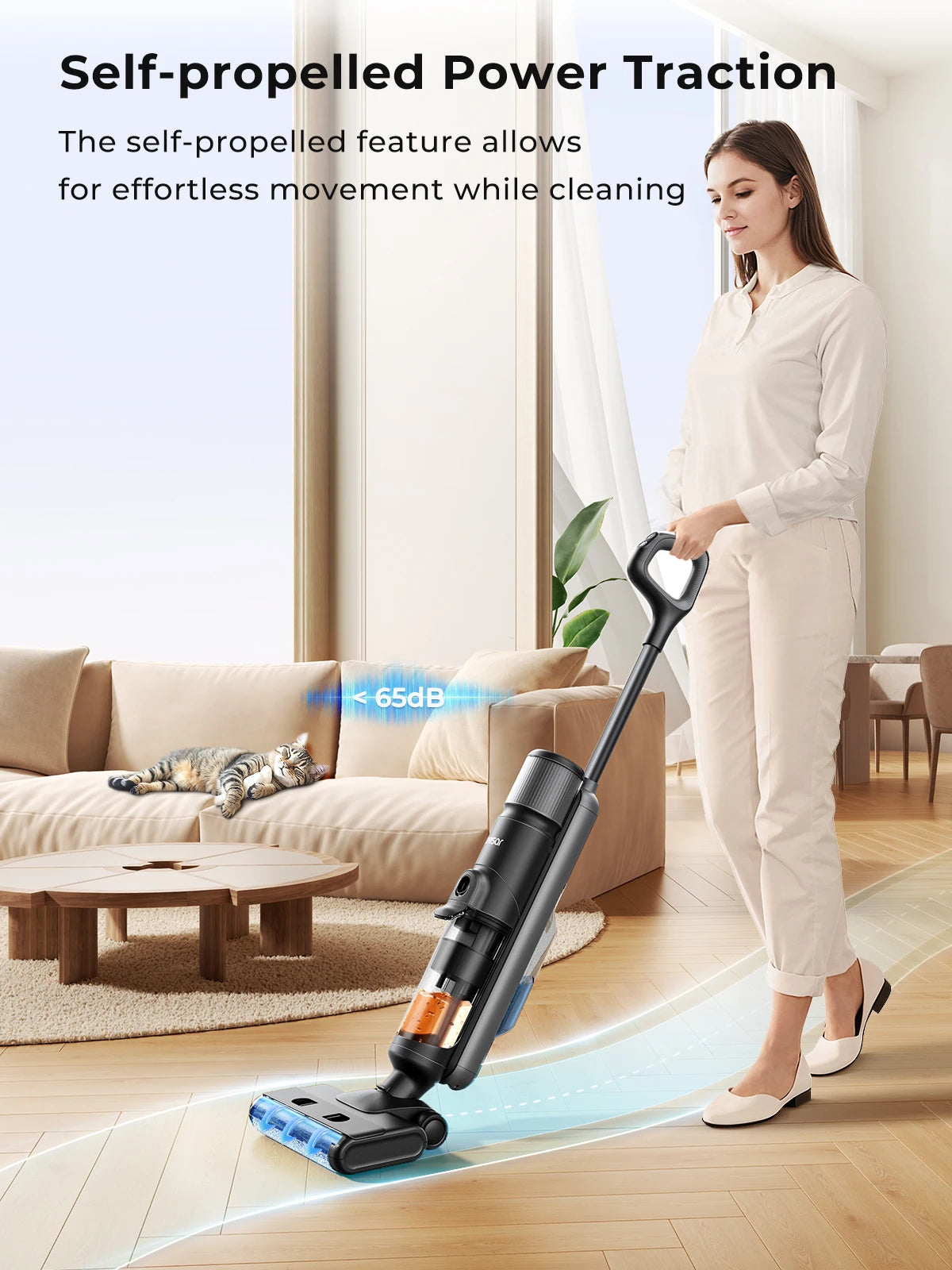 Laresar M3 Vacuum Mop - Effortless Cleaning!