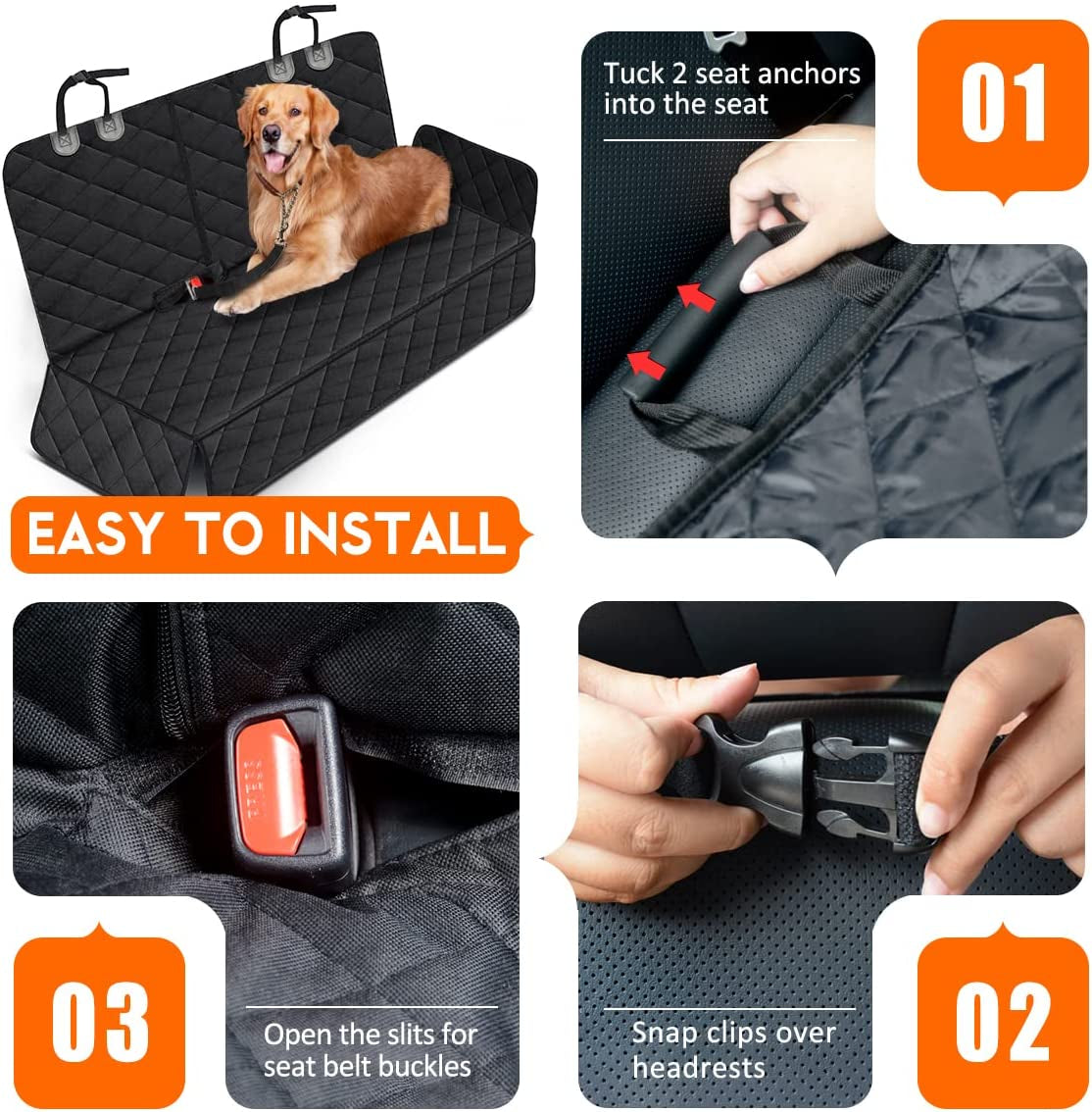 Dog Car Seat Cover - Comfort for you and your Pets