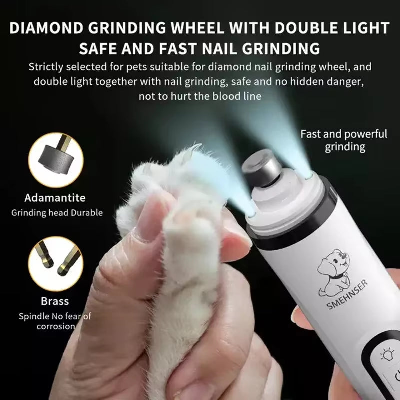 Electric Pet Nail Grinder - Safe & Easy Grooming!