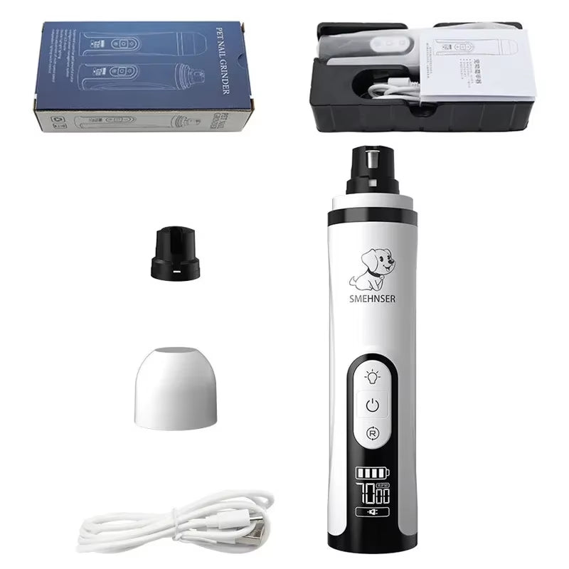 Electric Pet Nail Grinder - Safe & Easy Grooming!